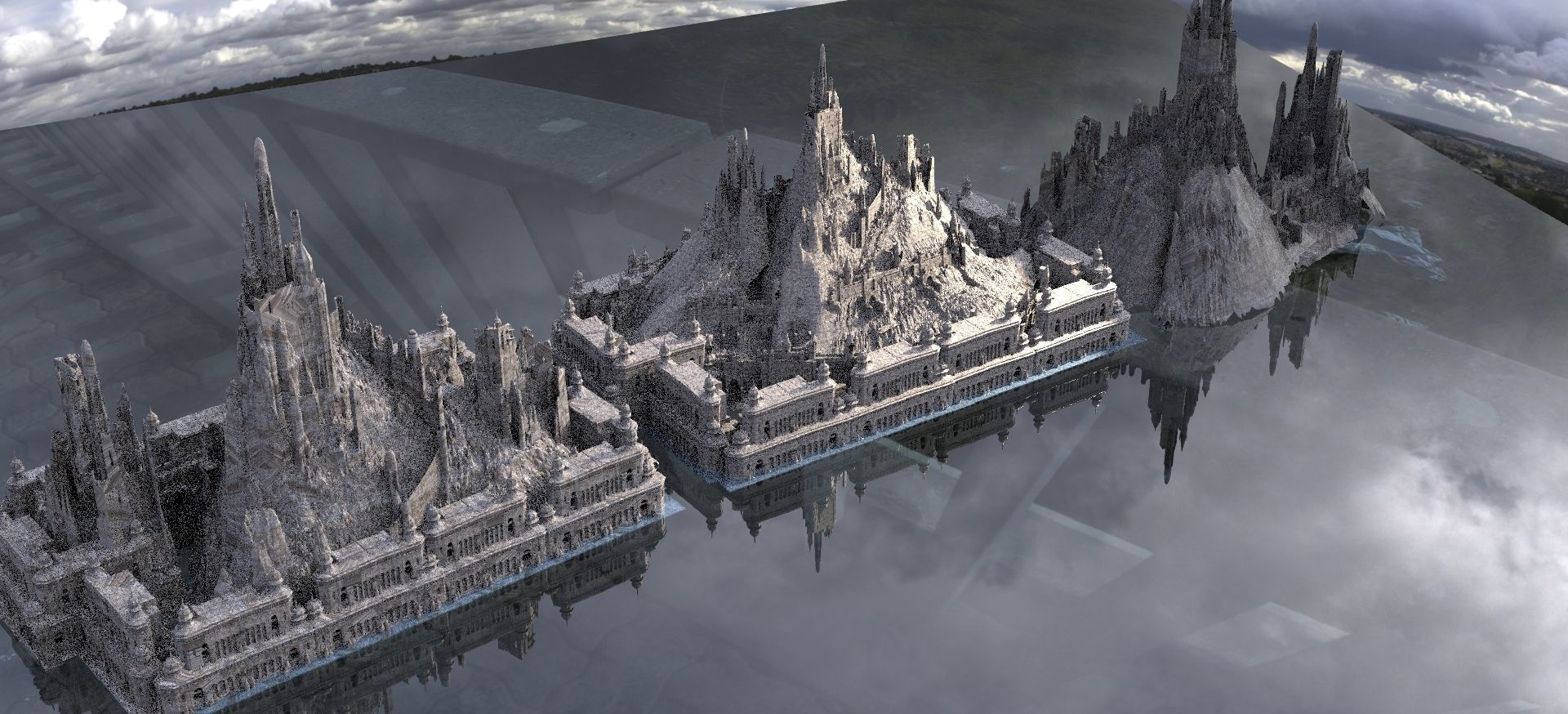 Saracen Crusades Fortress collection Kit bash 3D model_10