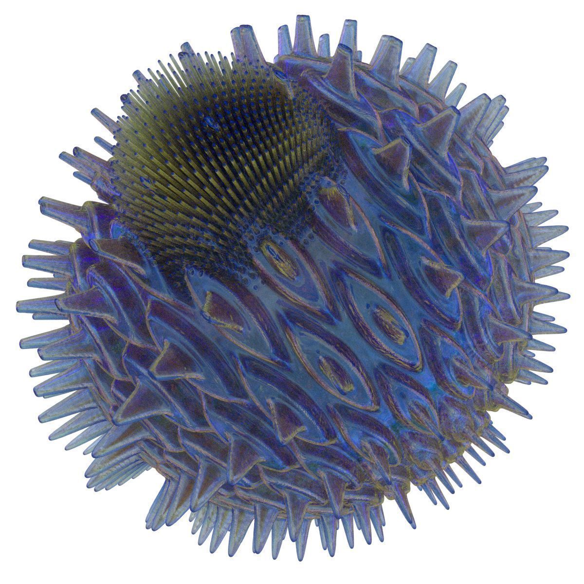 Heart bump 3D model_7