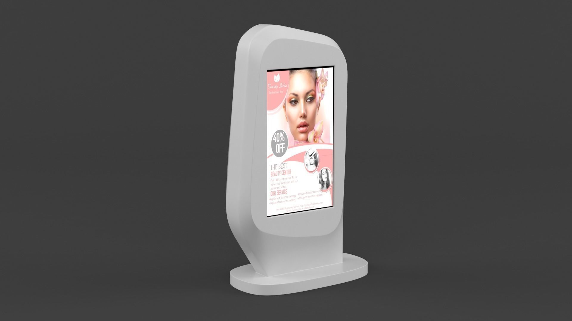 Digital Kiosk 3D model_3