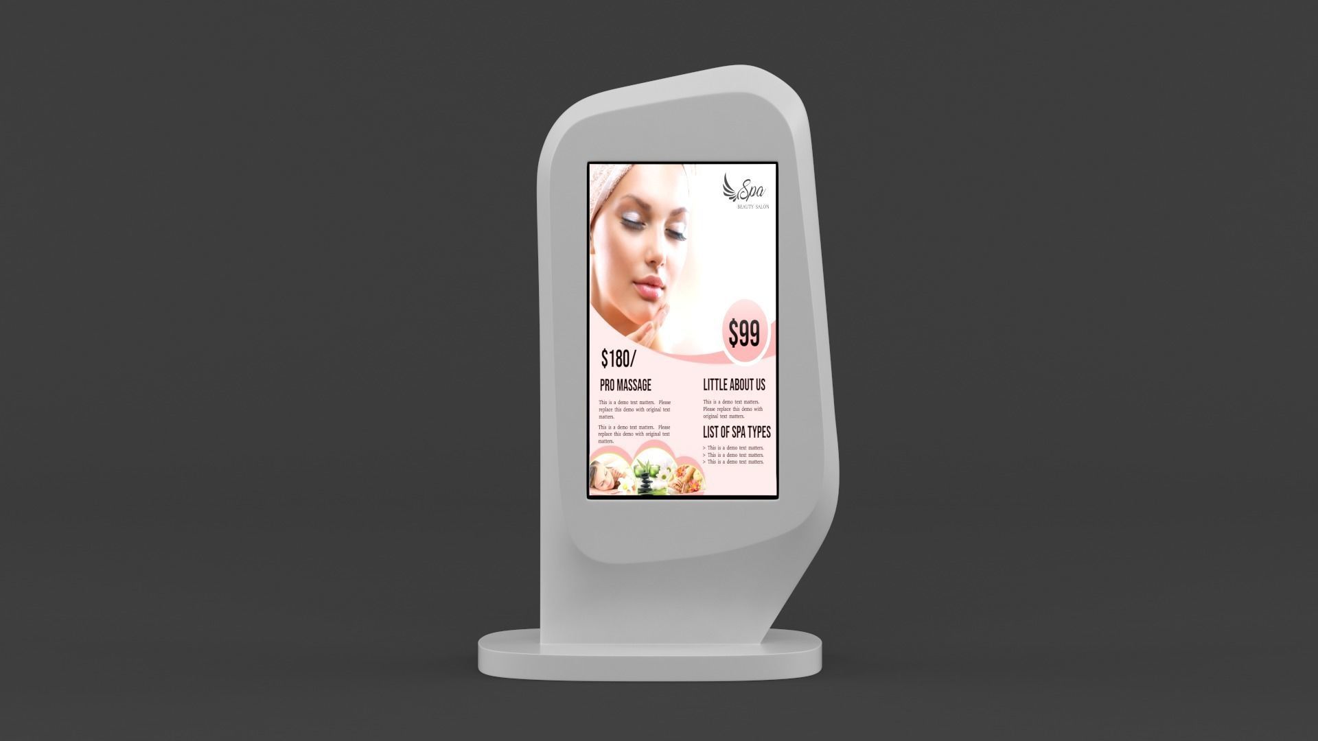 Digital Kiosk 3D model_1