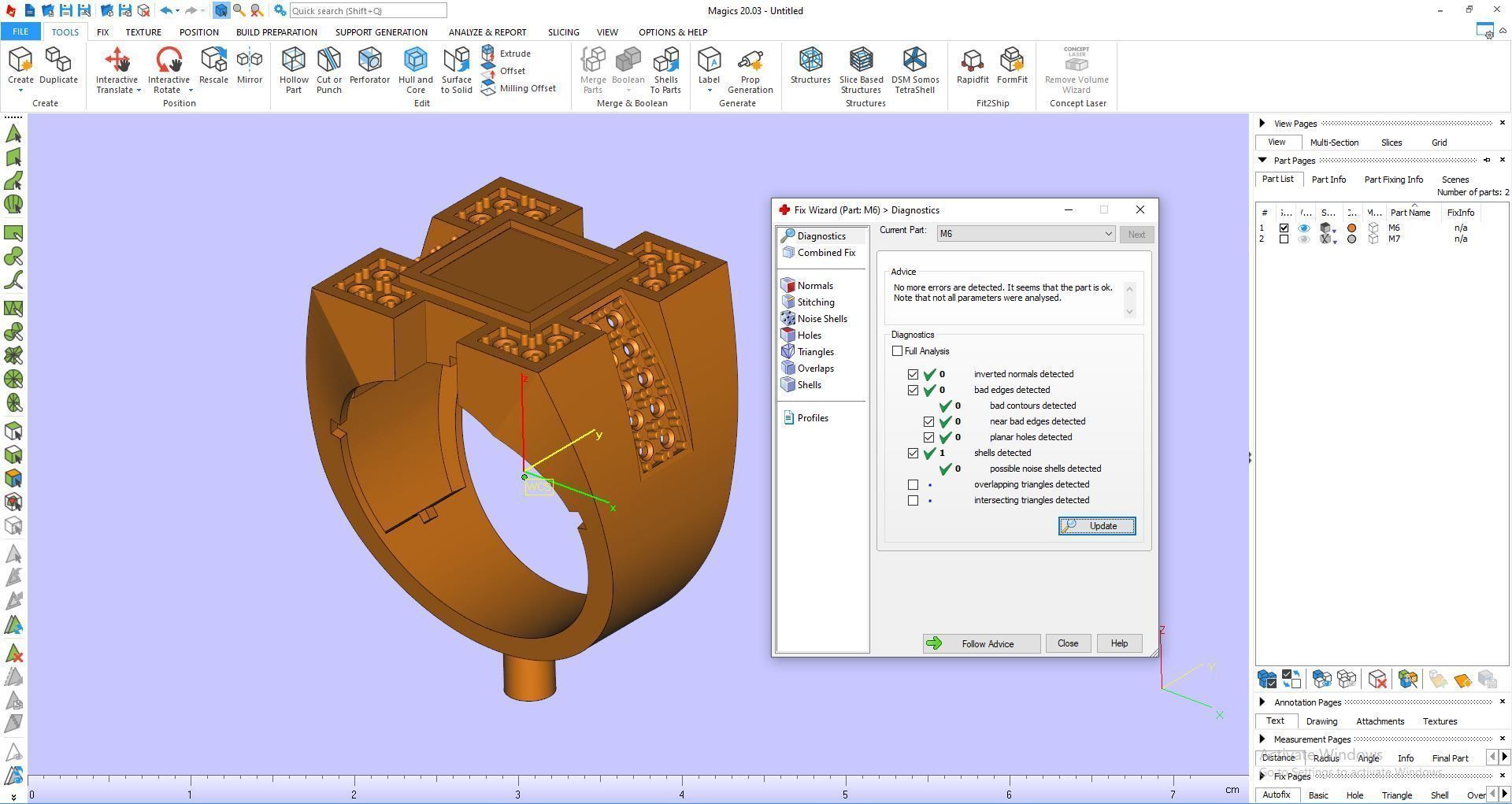 Ring M6  Mens luxury ring with enamel and gems 3D print model_33