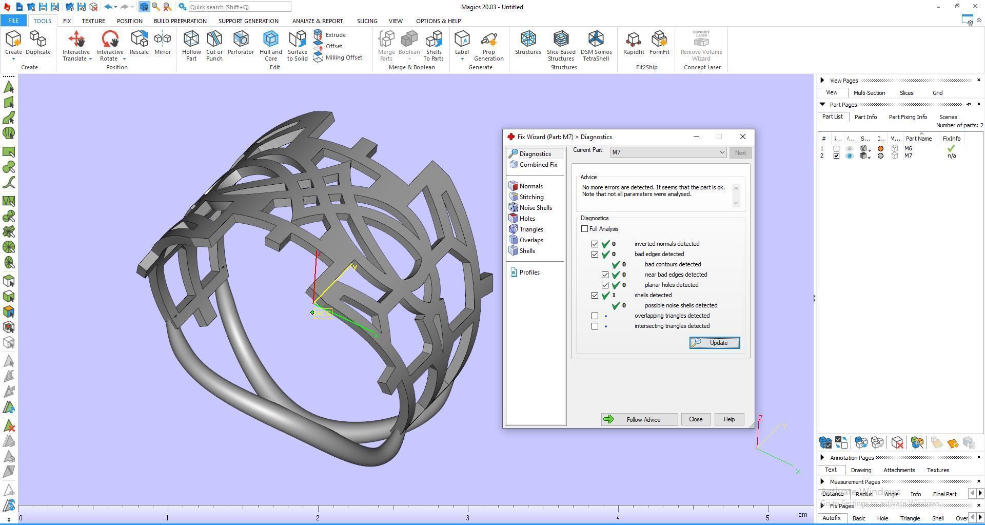 Ring M6  Mens luxury ring with enamel and gems 3D print model_34