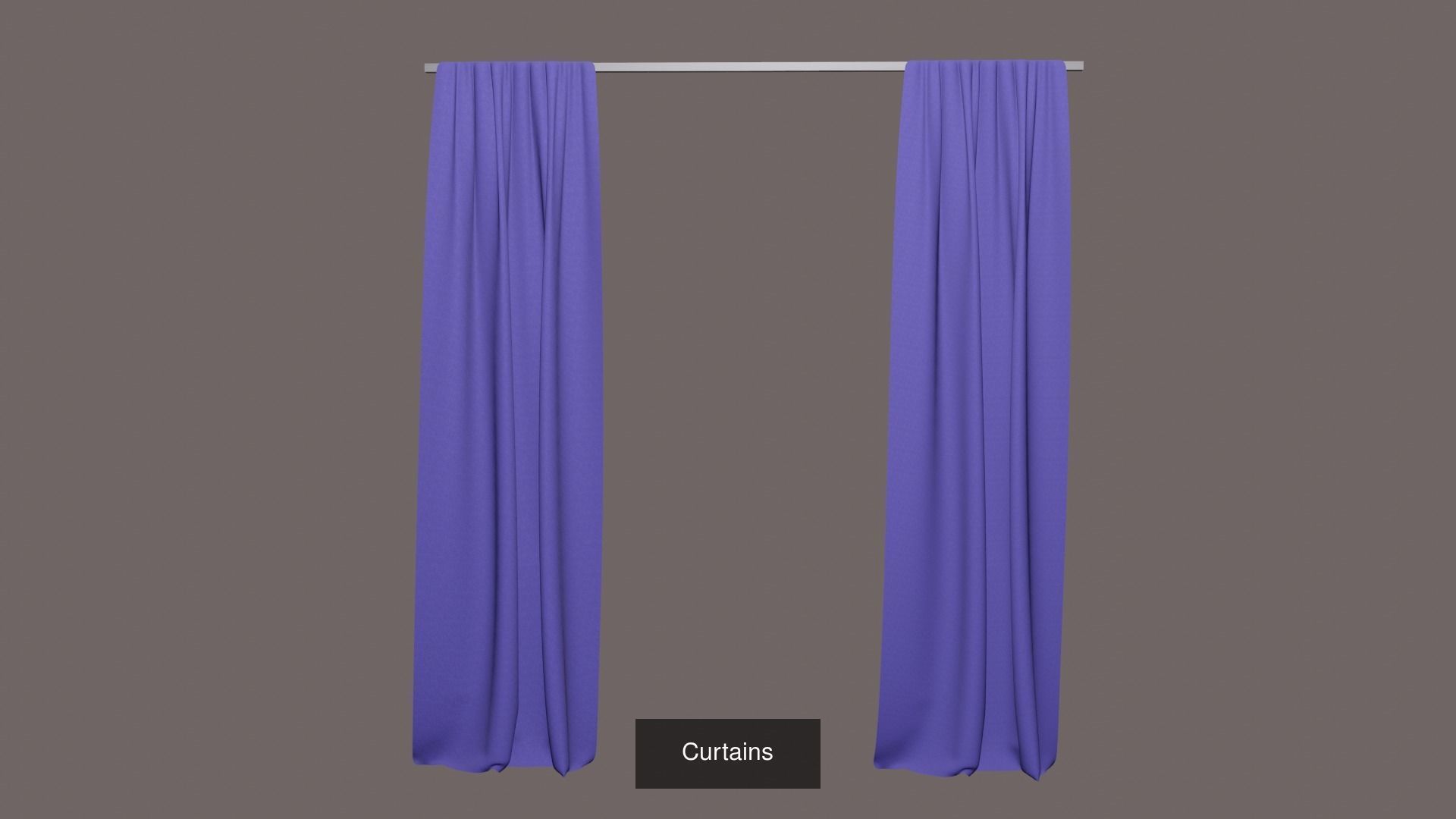The Curtains curtain 3D Model Collection_4