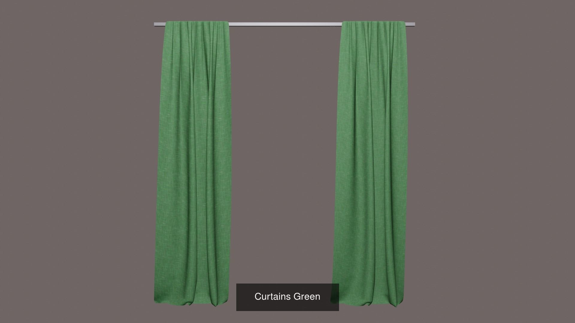 The Curtains curtain 3D Model Collection_6