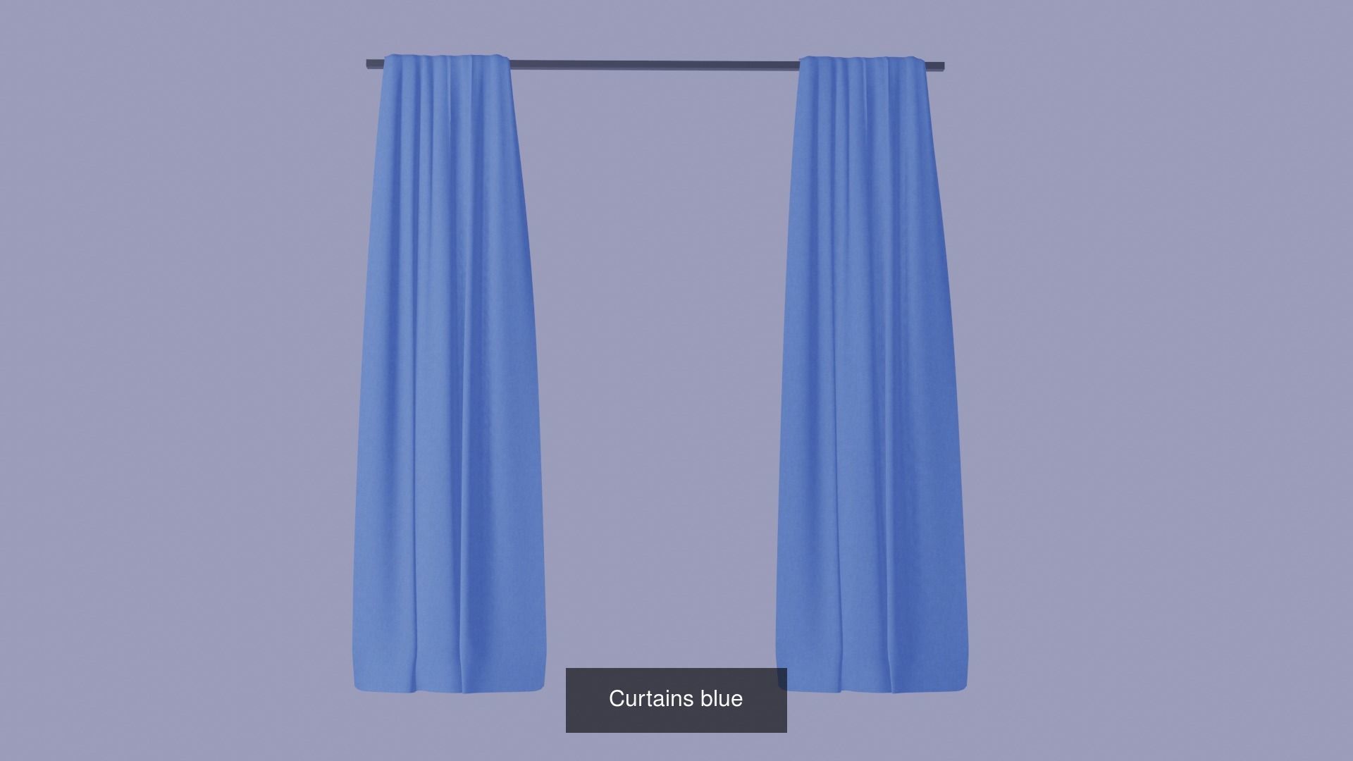 The Curtains curtain 3D Model Collection_3