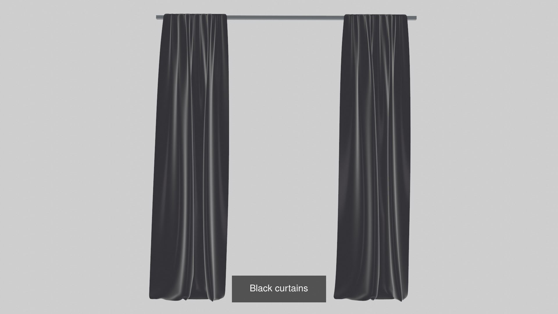 The Curtains curtain 3D Model Collection_2