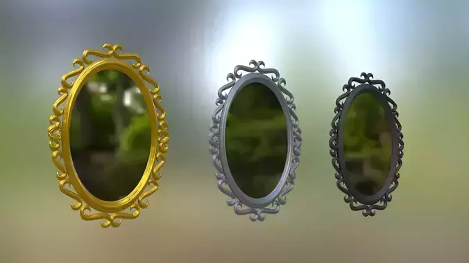 Oval Mirror Frames