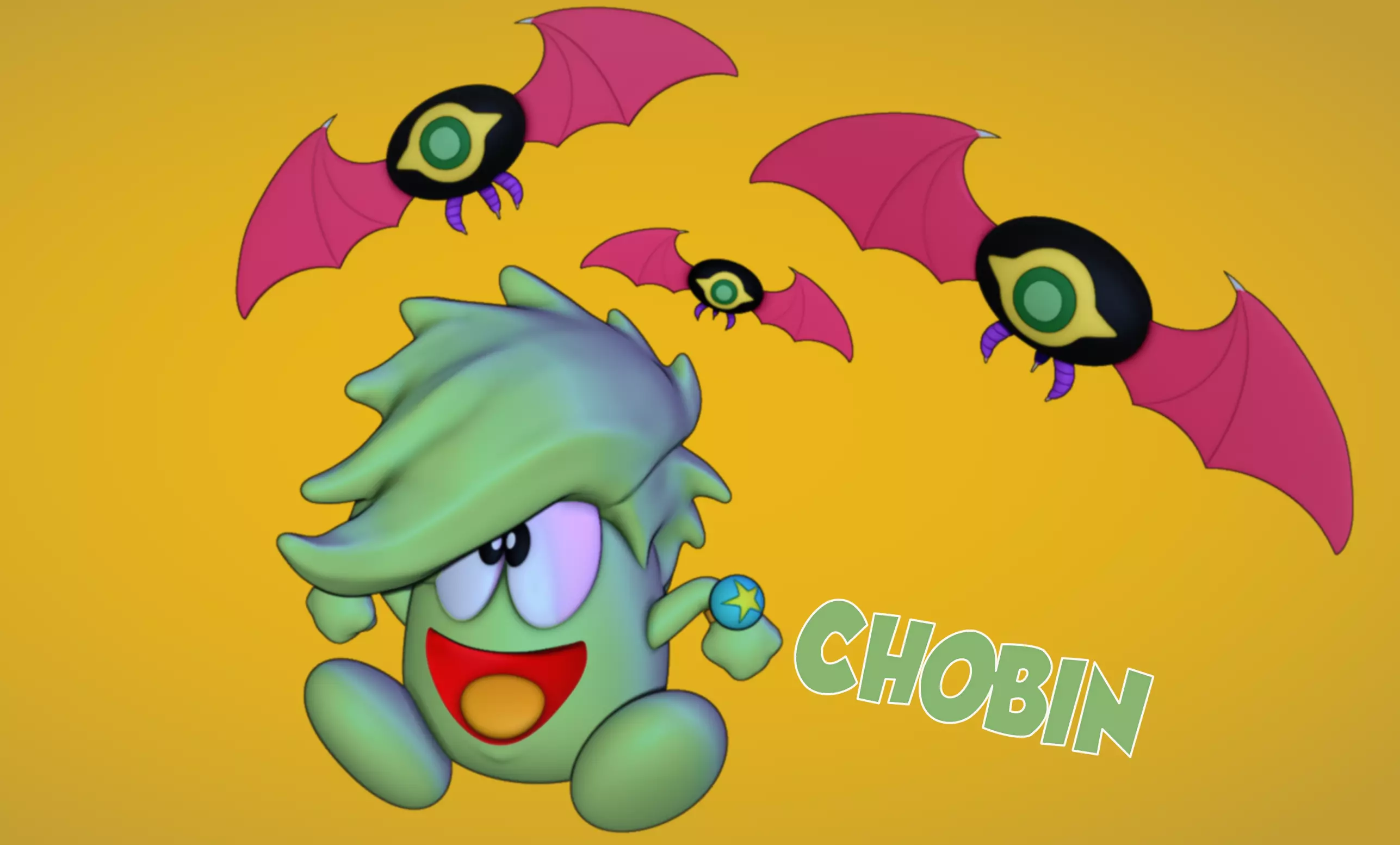 Chobin - Il principe stellare  Hoshi no ko Chobin 3D print model_0