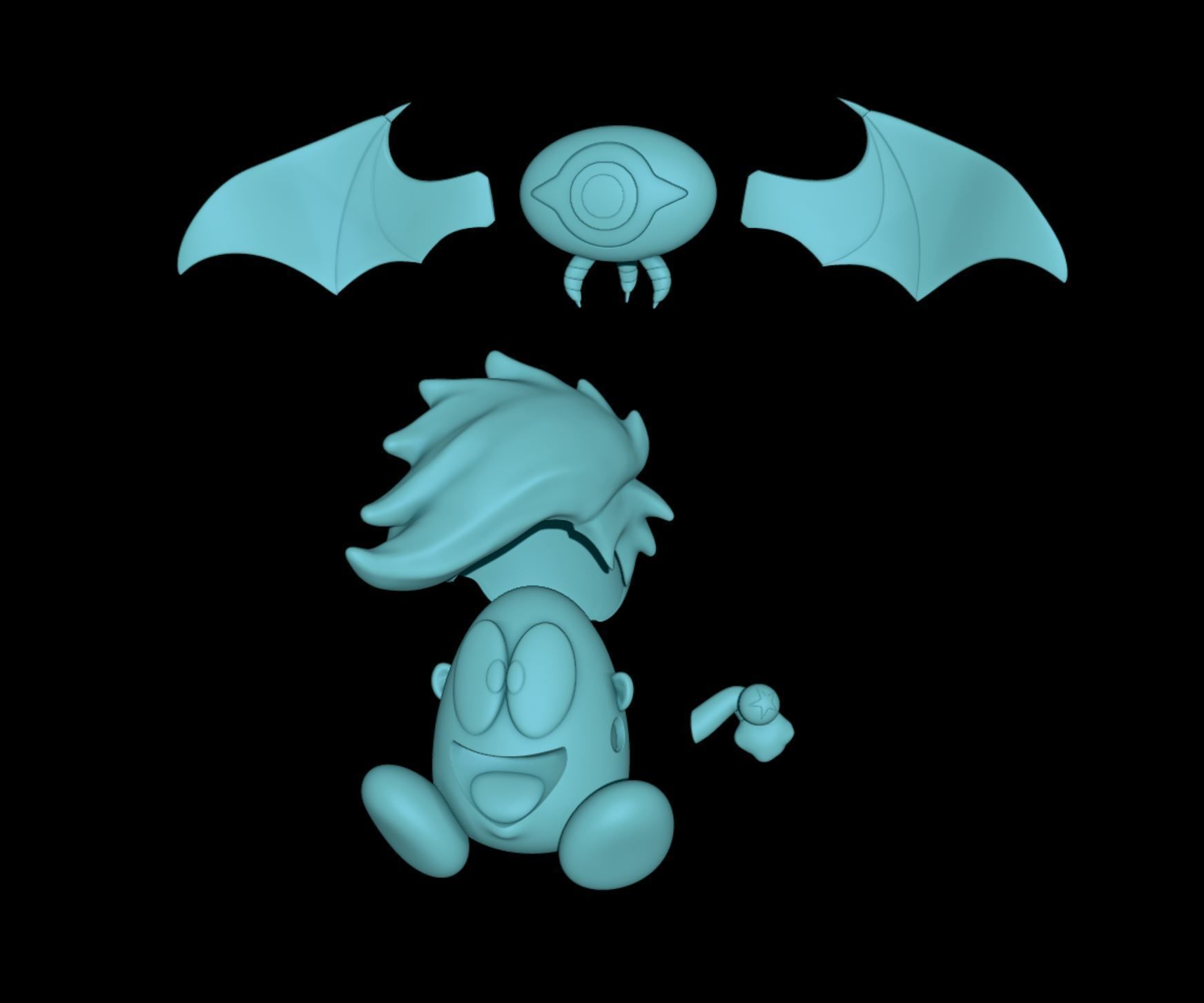 Chobin - Il principe stellare  Hoshi no ko Chobin 3D print model_7