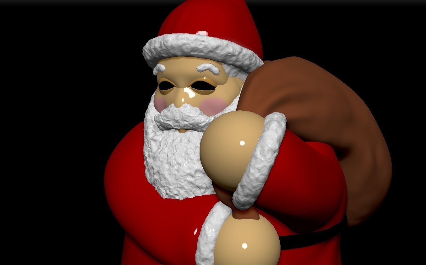 Santa Claus 3D print model_17