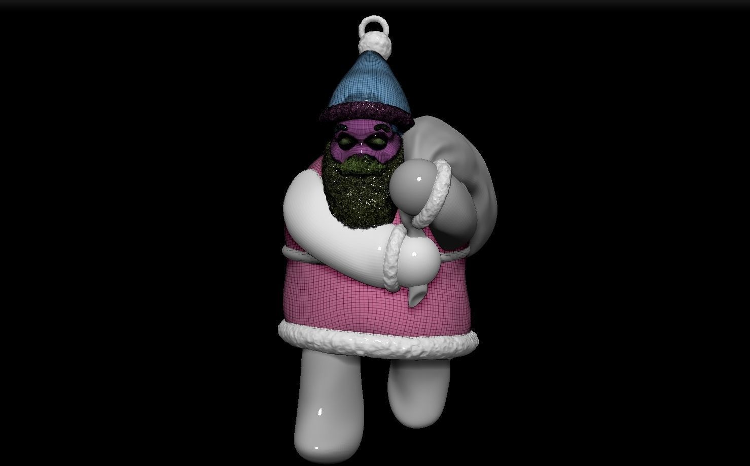 Santa Claus 3D print model_9
