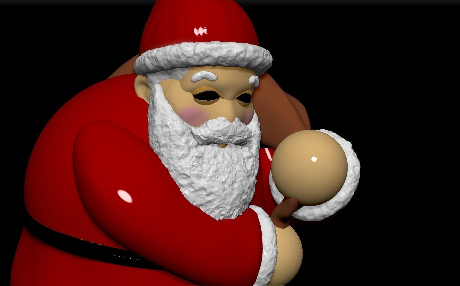 Santa Claus 3D print model_18