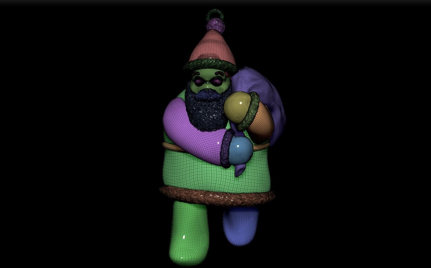 Santa Claus 3D print model_11