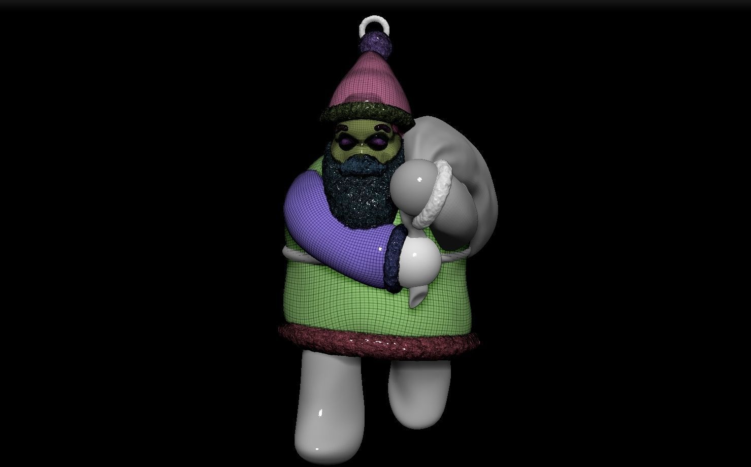 Santa Claus 3D print model_10