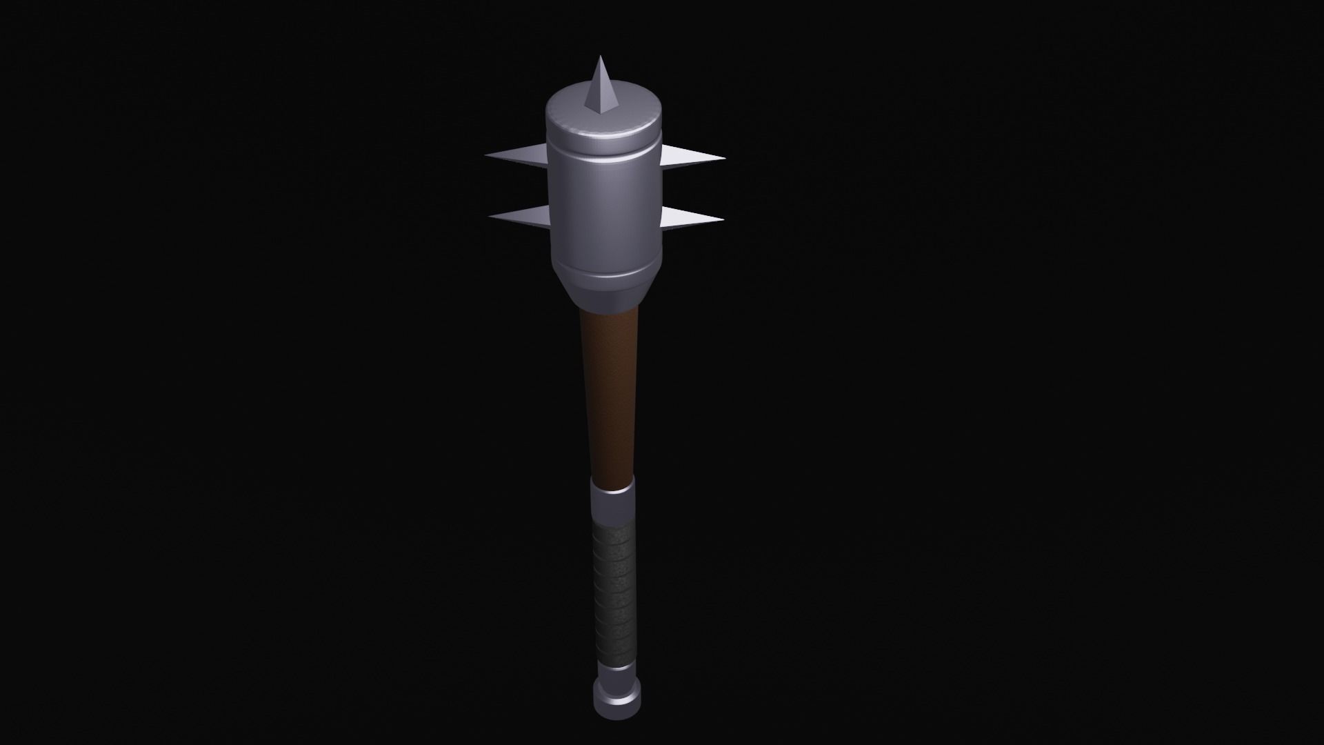 Battle mace  3D model_2