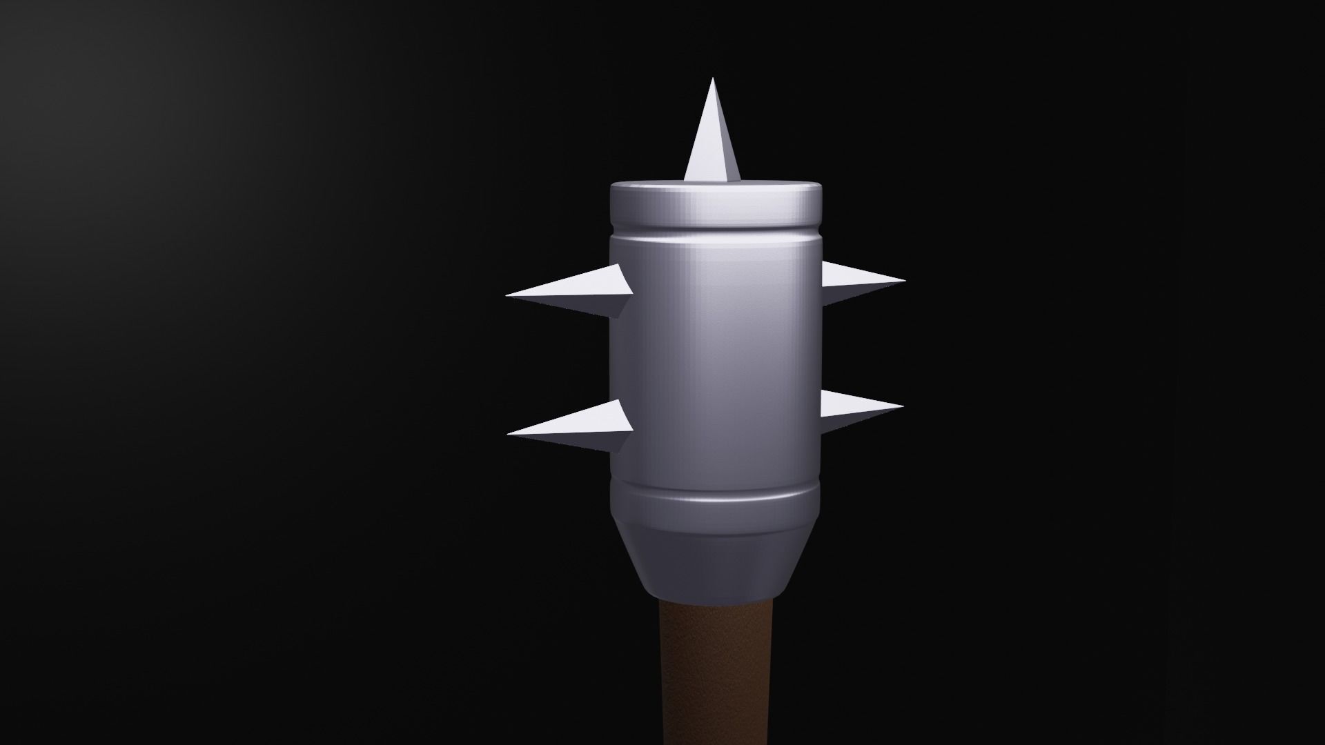Battle mace  3D model_3