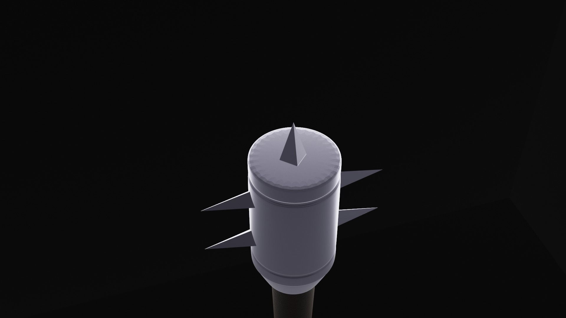 Battle mace  3D model_4