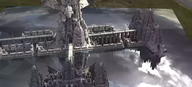 League of Legends inspired architecture City Kit bash