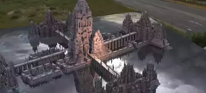 Hidden Mayan Temple of the Apocalypse Kit bash