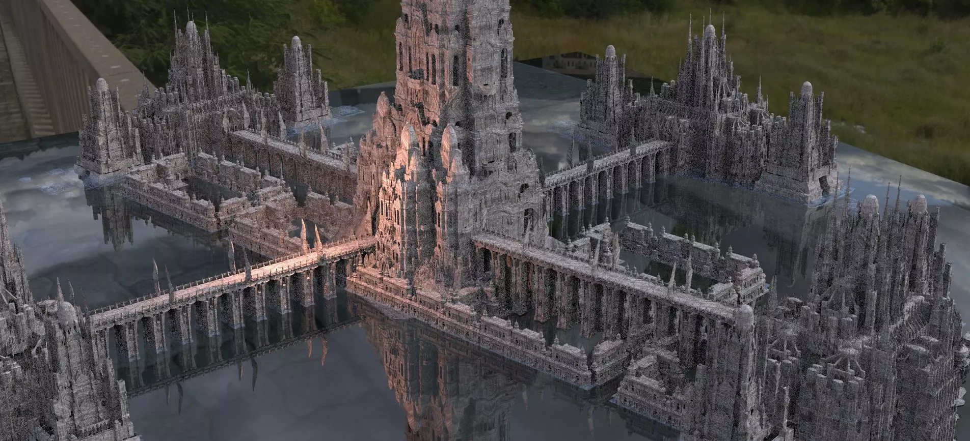 Hidden Mayan Temple of the Apocalypse Kit bash 3D model 3D model