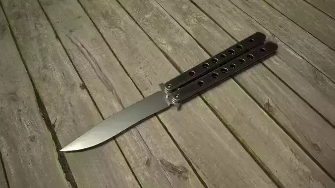 Balisong folding knife