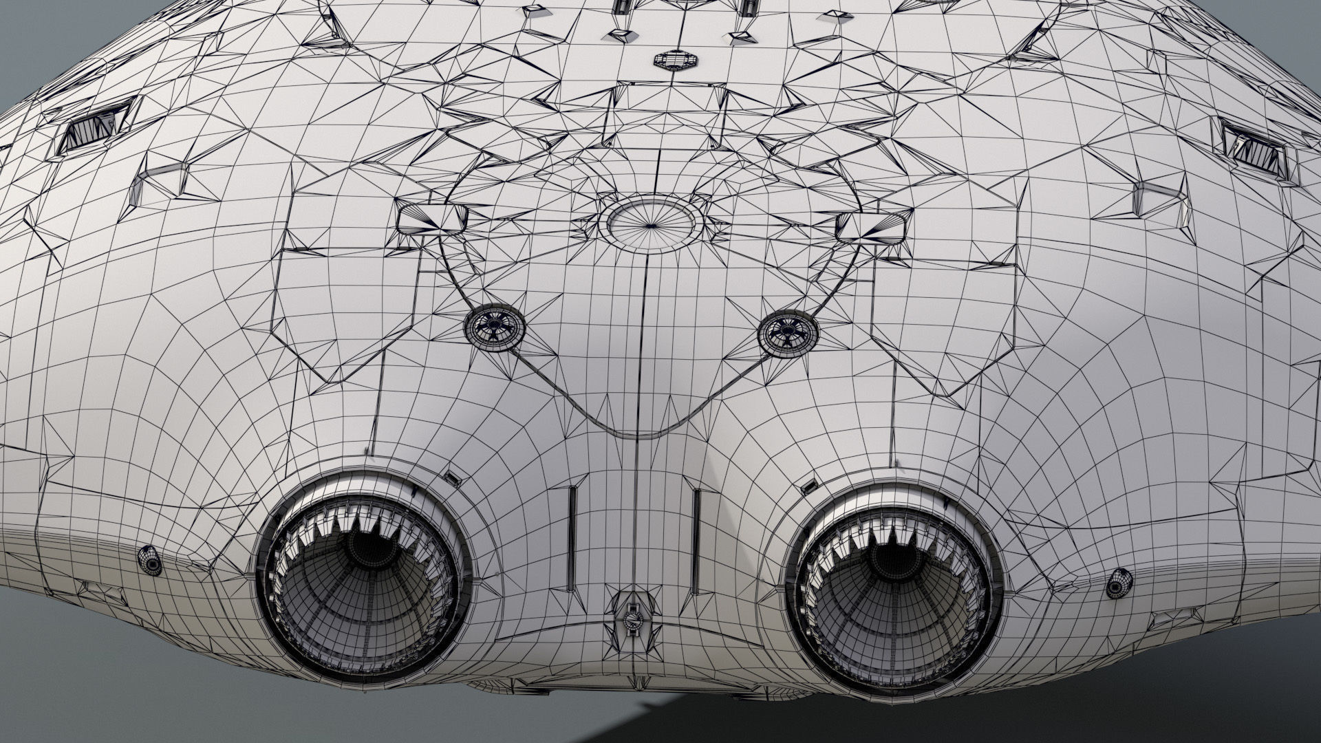 3D SpaceFighter Raptor  3D model_26