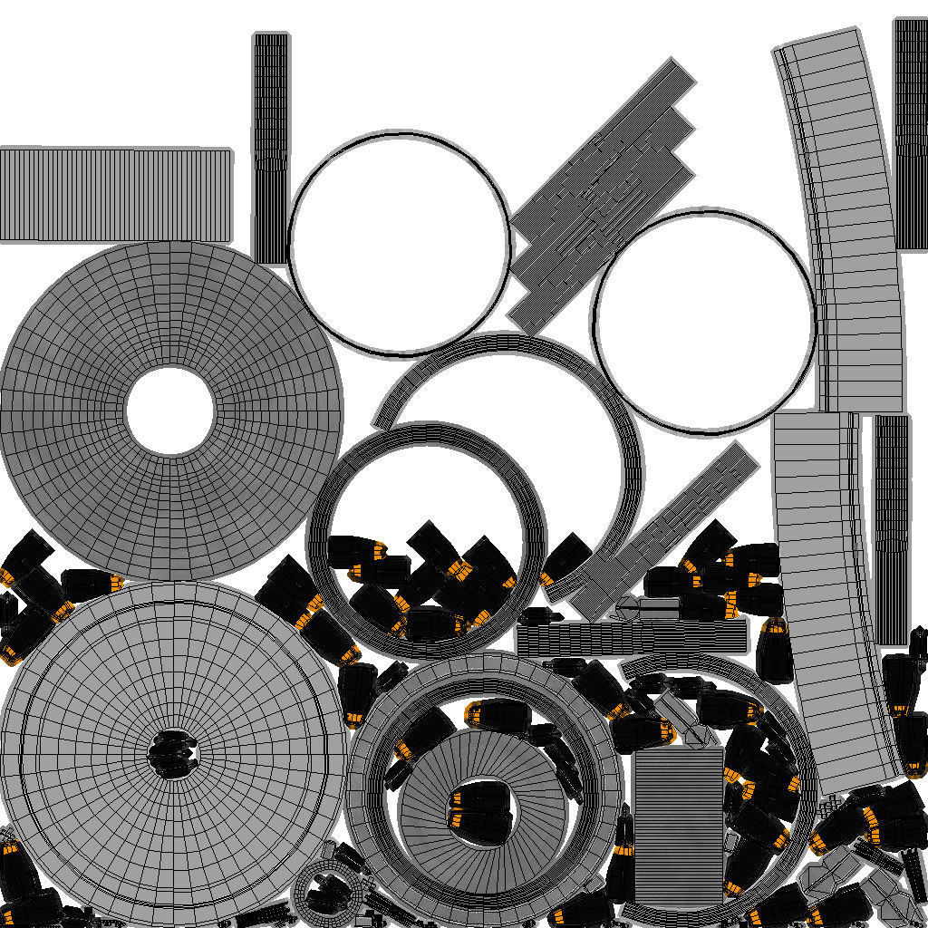 3D SpaceFighter Raptor  3D model_43