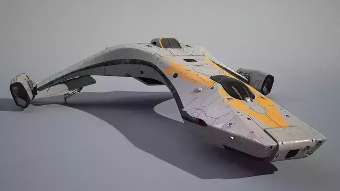 3D SpaceFighter Raptor  3D model