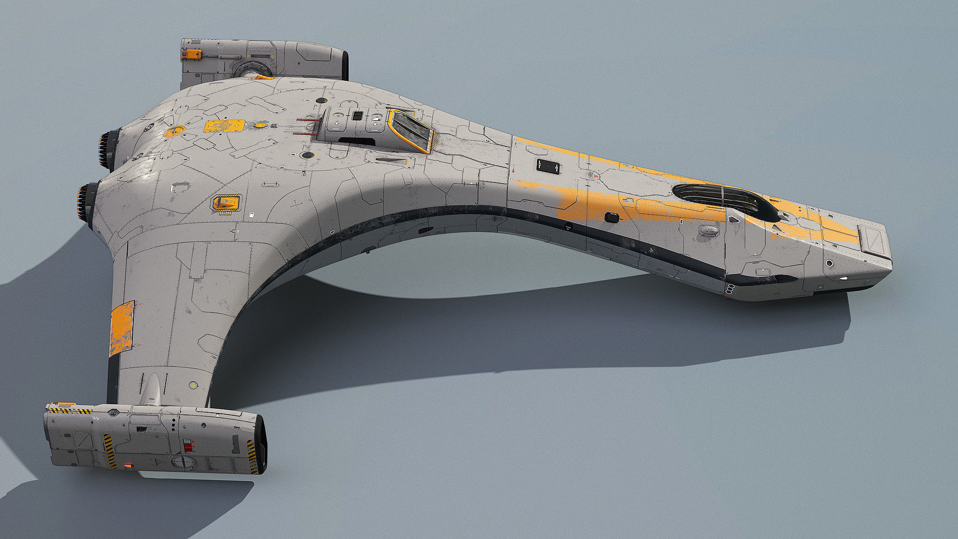 3D SpaceFighter Raptor  3D model_6