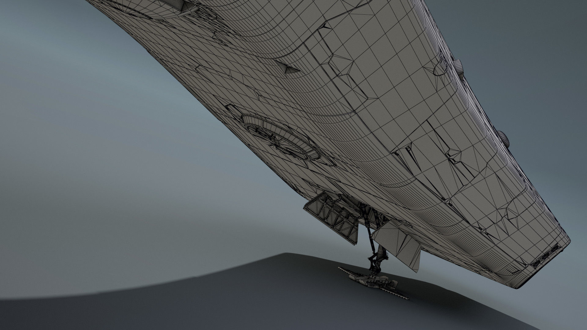 3D SpaceFighter Raptor  3D model_29