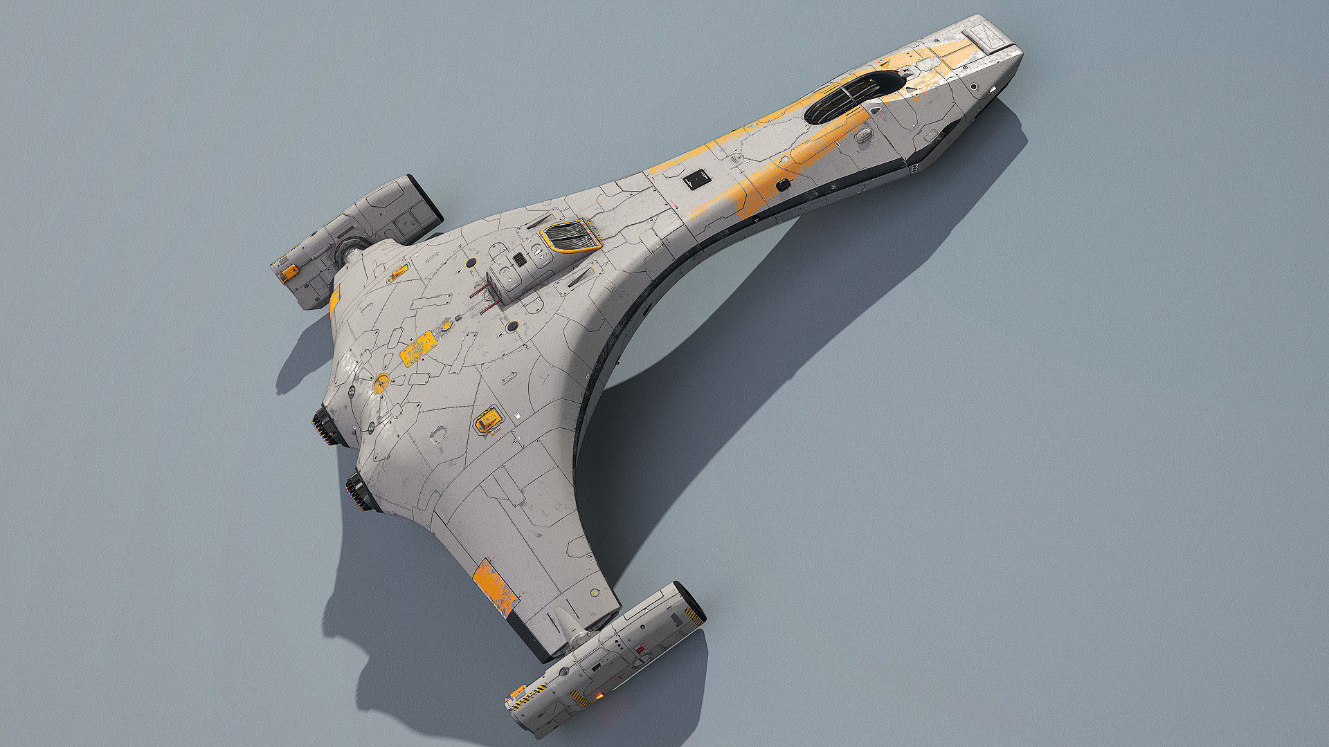 3D SpaceFighter Raptor  3D model_15