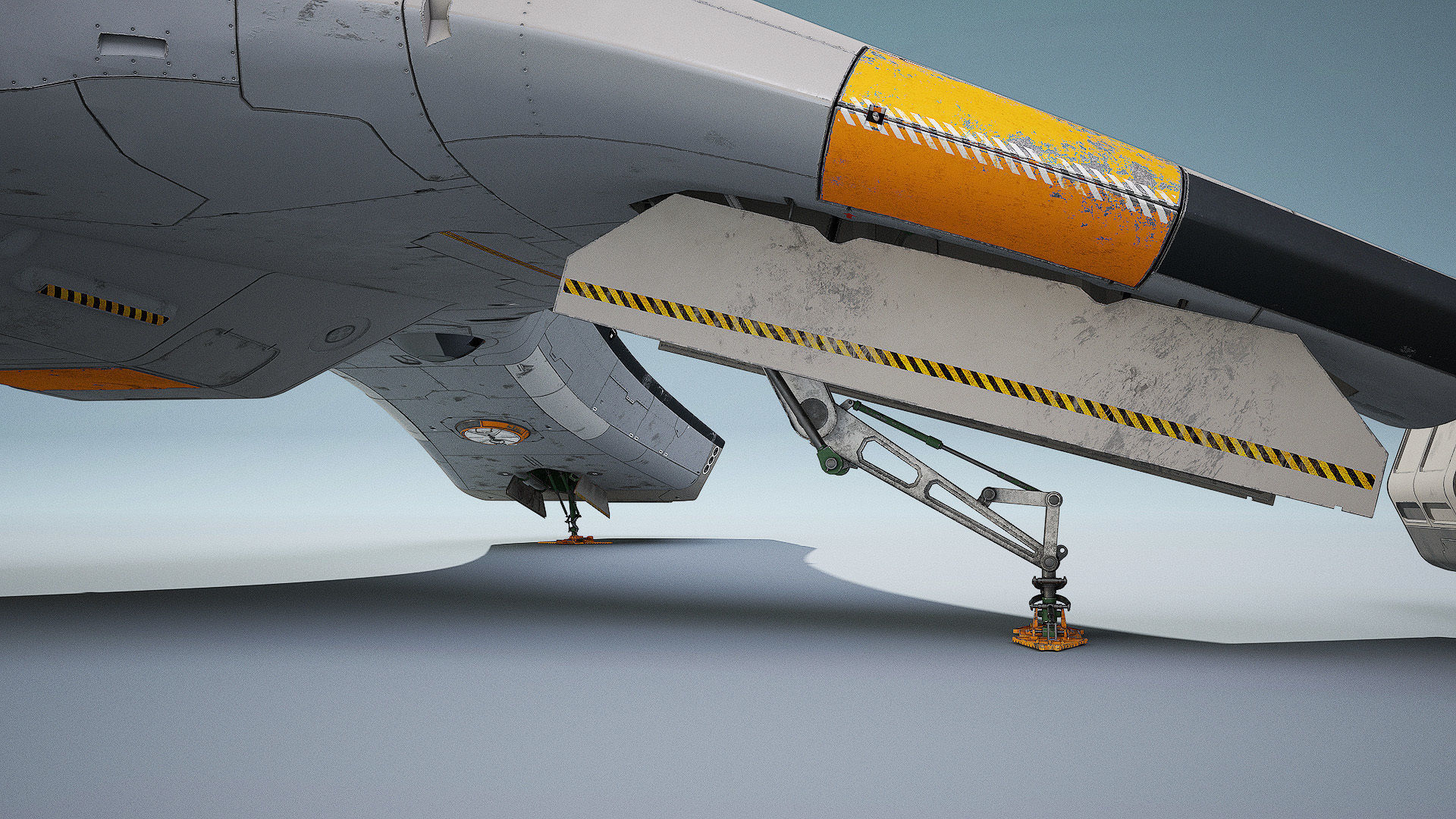 3D SpaceFighter Raptor  3D model_7