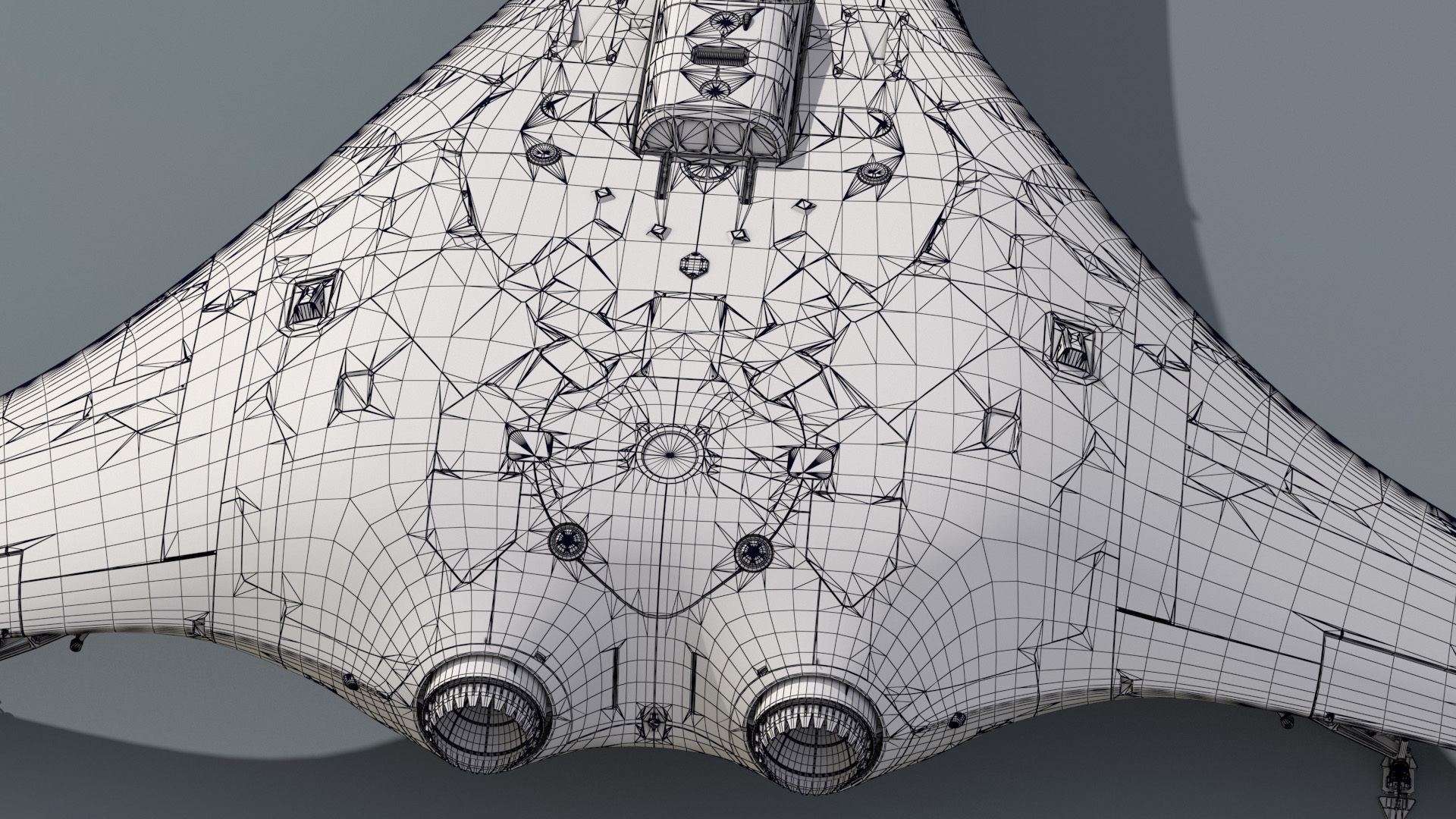 3D SpaceFighter Raptor  3D model_24