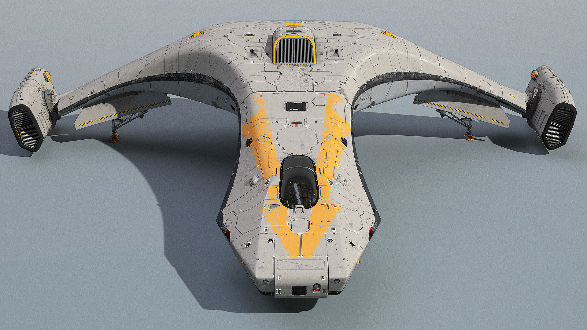 3D SpaceFighter Raptor  3D model_2