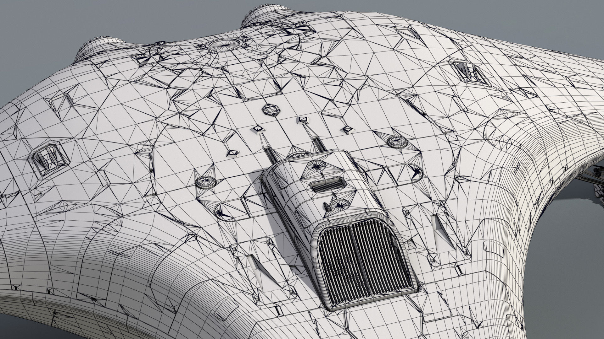 3D SpaceFighter Raptor  3D model_25