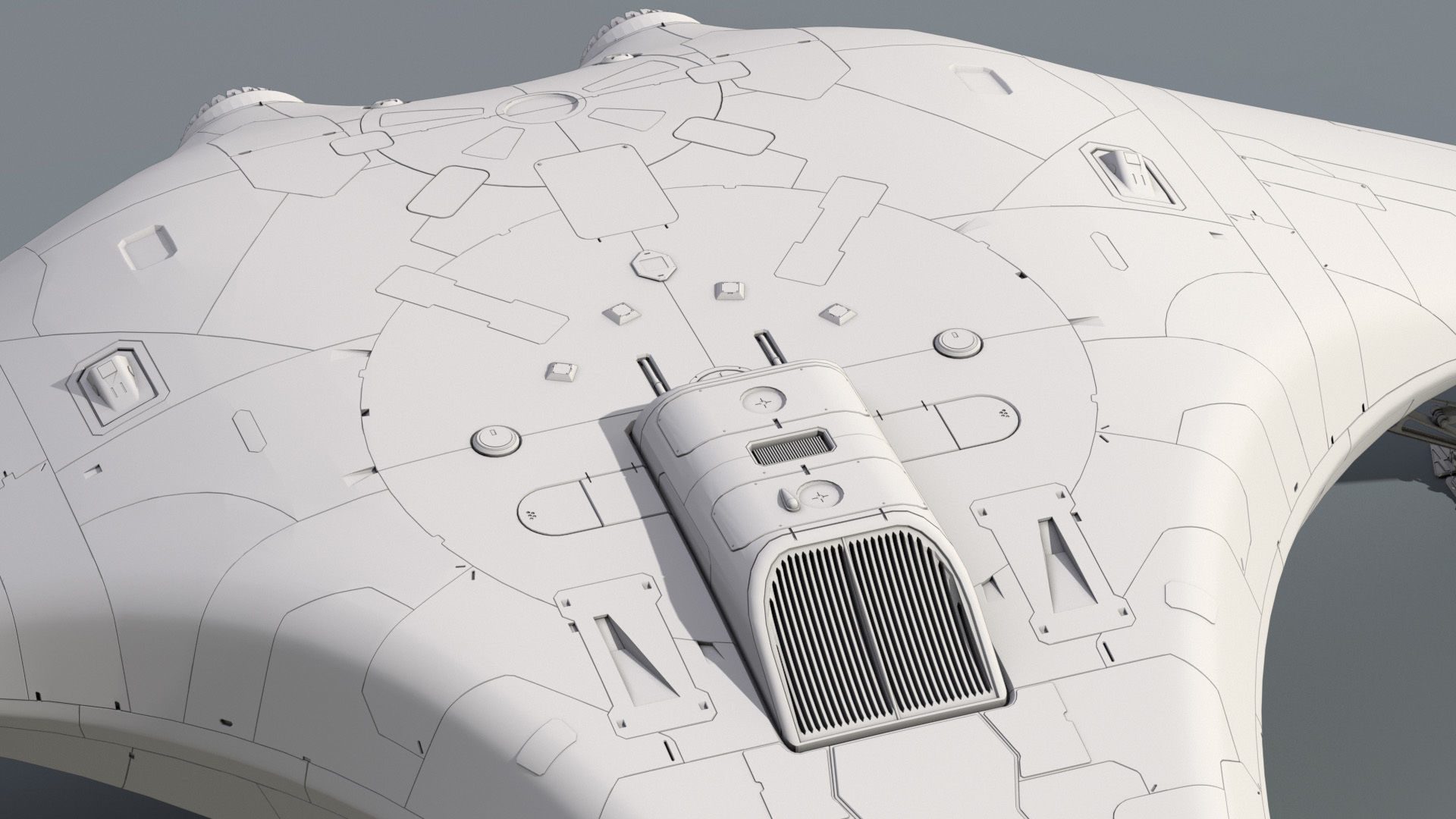 3D SpaceFighter Raptor  3D model_35