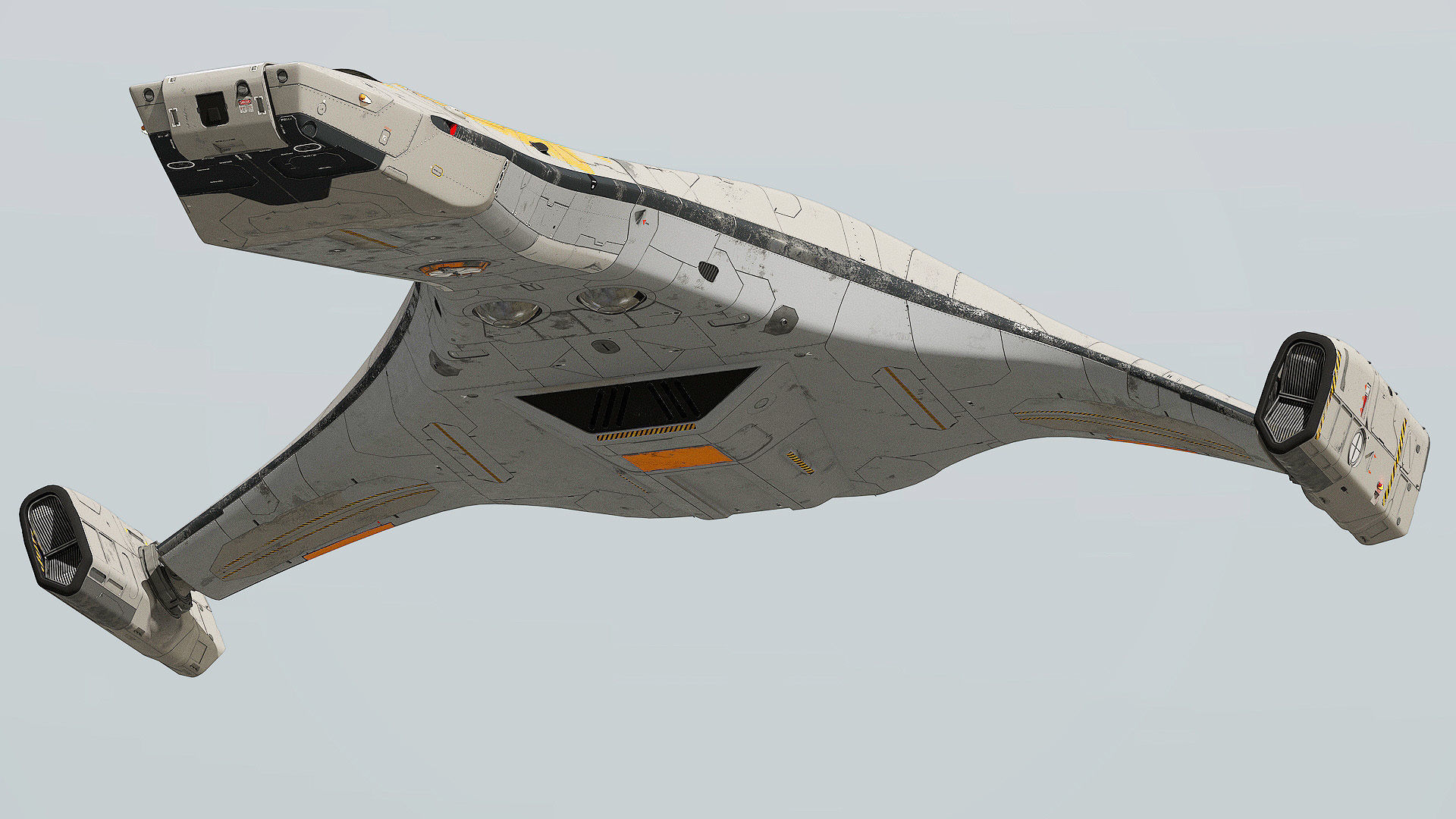 3D SpaceFighter Raptor  3D model_11