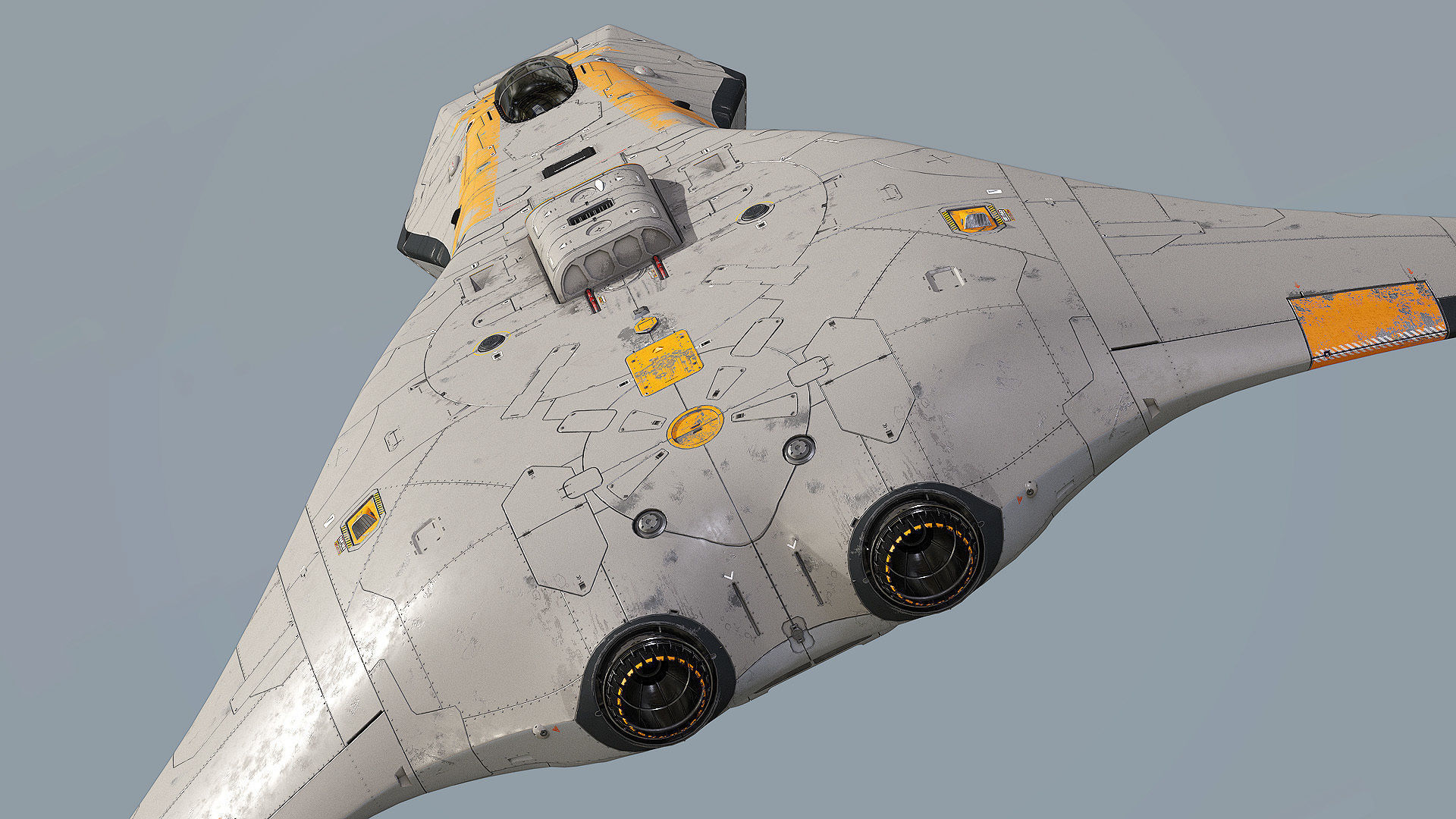 3D SpaceFighter Raptor  3D model_17