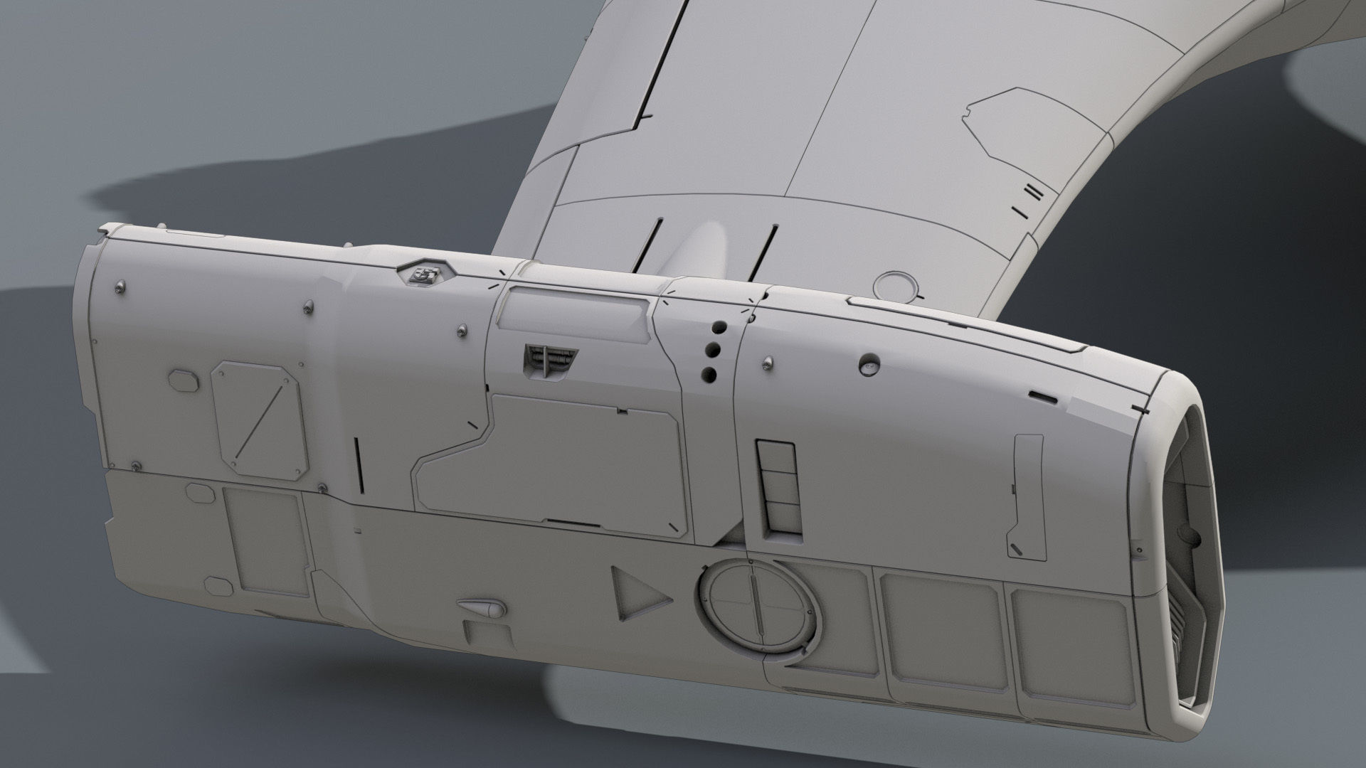 3D SpaceFighter Raptor  3D model_37