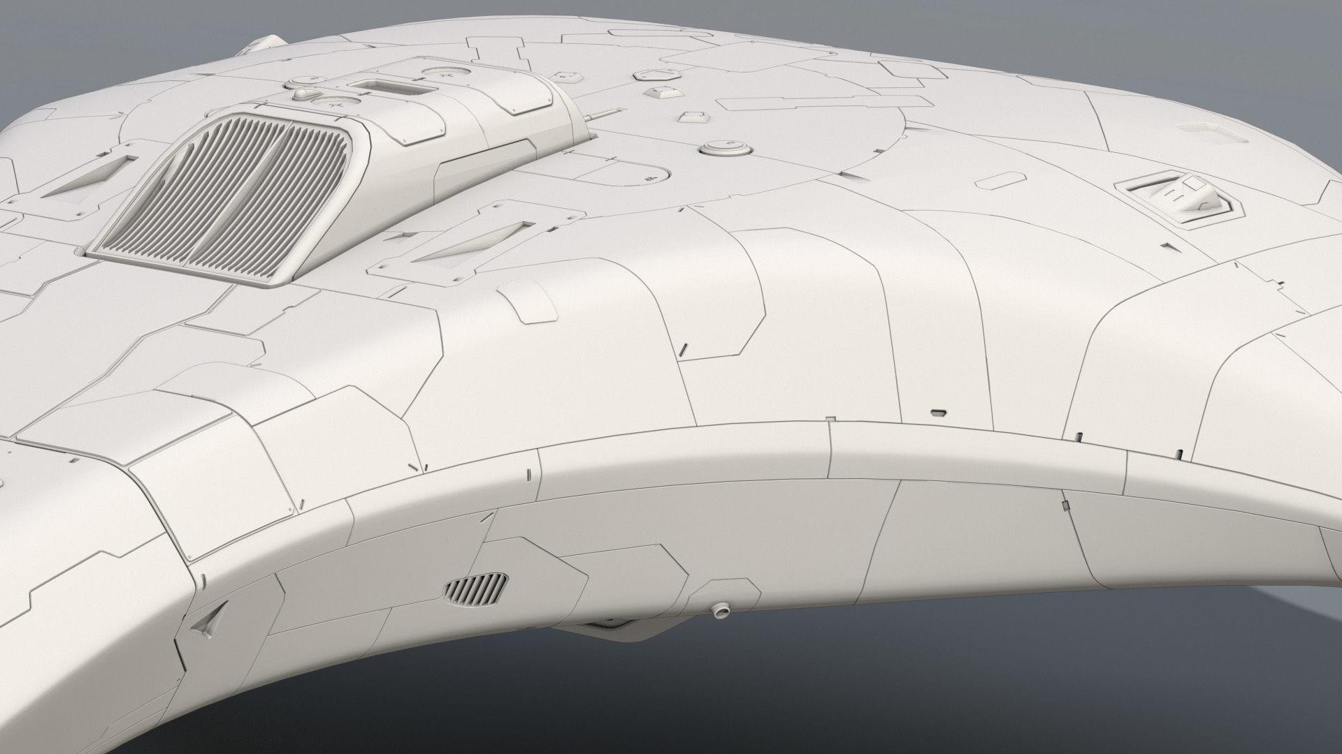 3D SpaceFighter Raptor  3D model_33