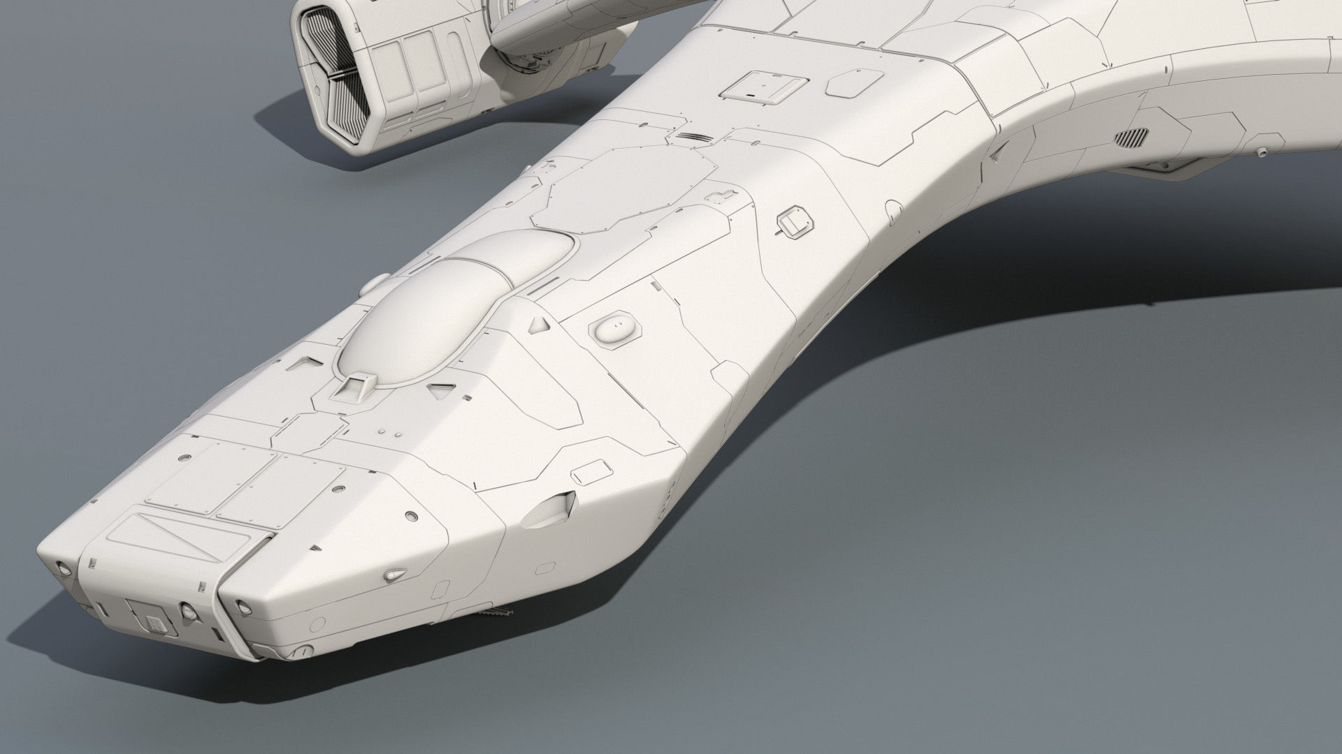 3D SpaceFighter Raptor  3D model_30
