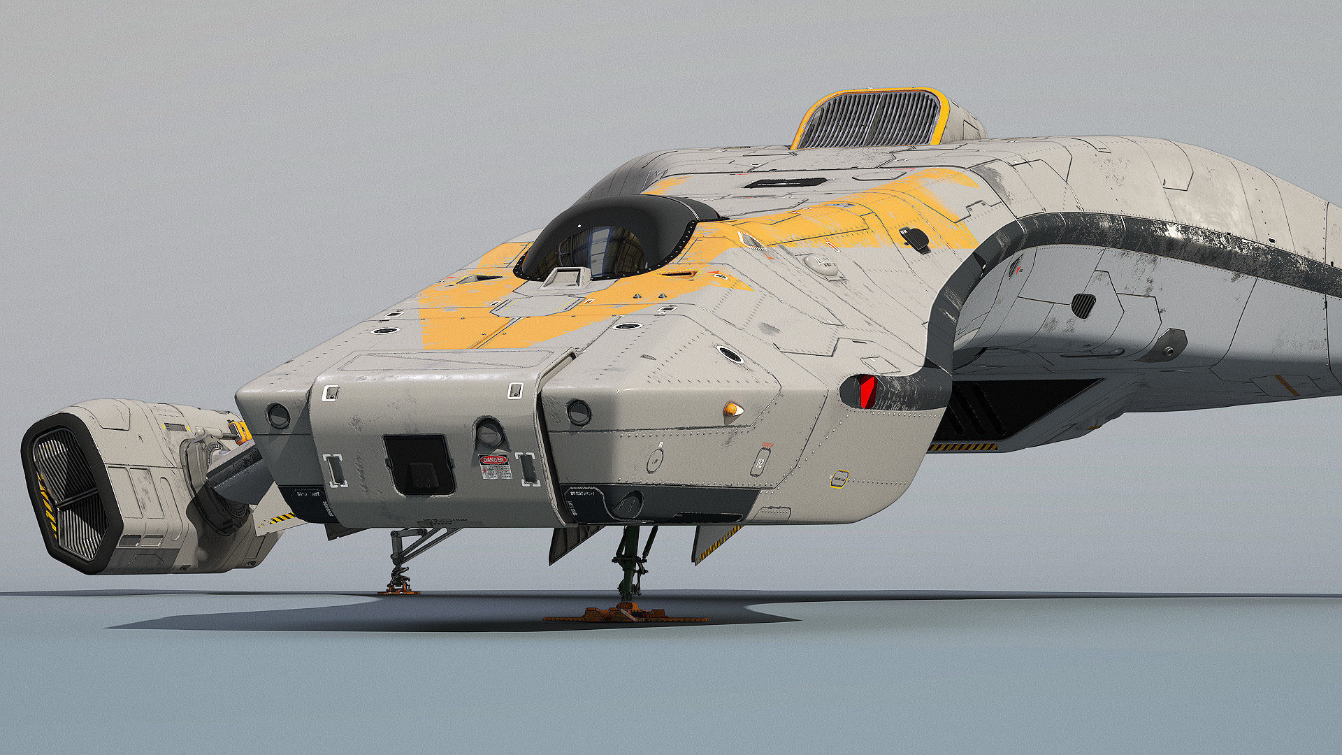 3D SpaceFighter Raptor  3D model_4