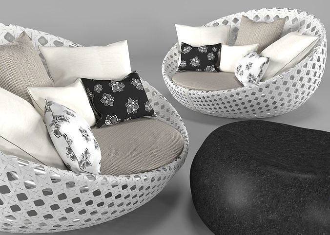 Garden chair Free 3D model
