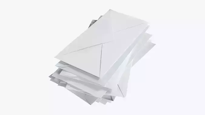 Envelope stack 3D model