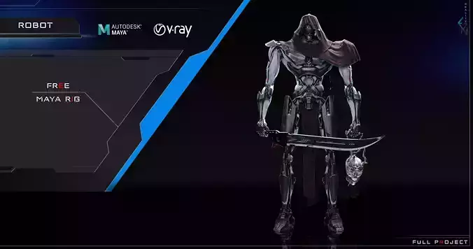 Free Male Robot Rig - Project