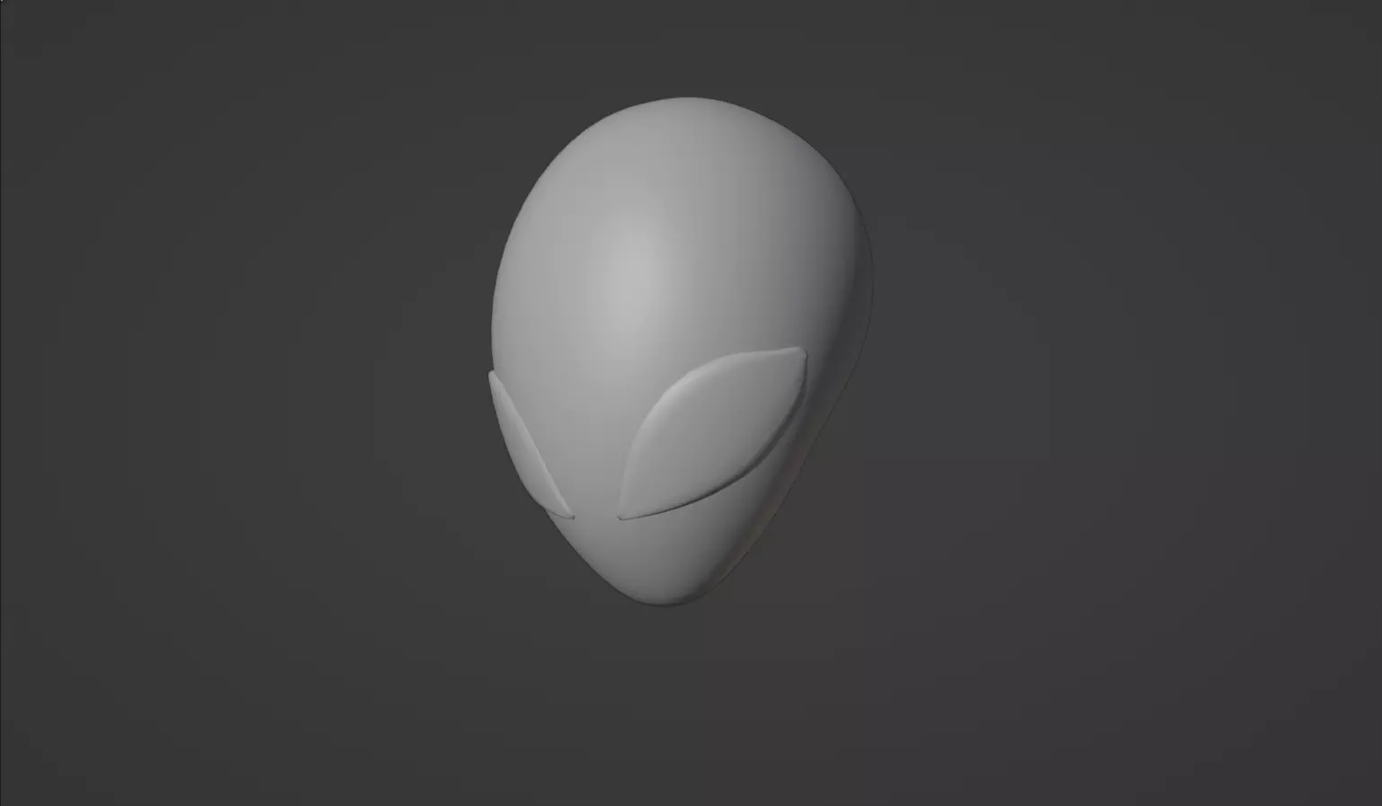 Alien Head 3D model_0