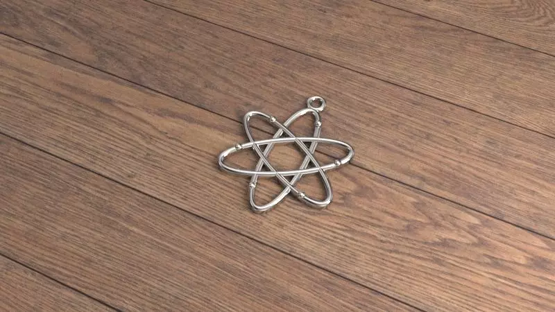 Pendant Atom 3D print model