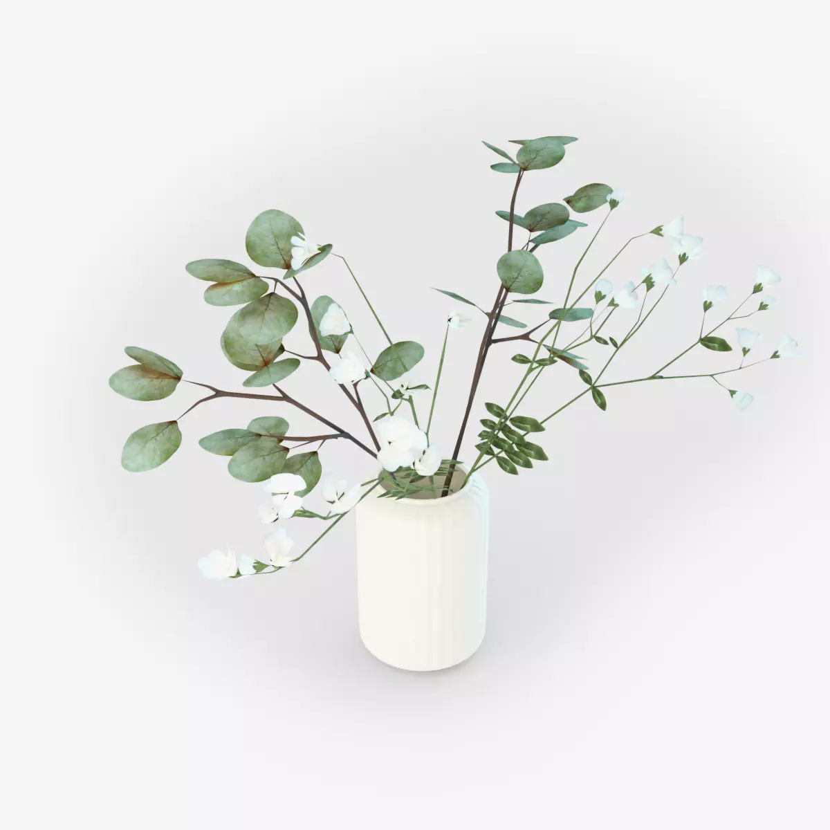 Artificial Indoor Plant 3D model_0