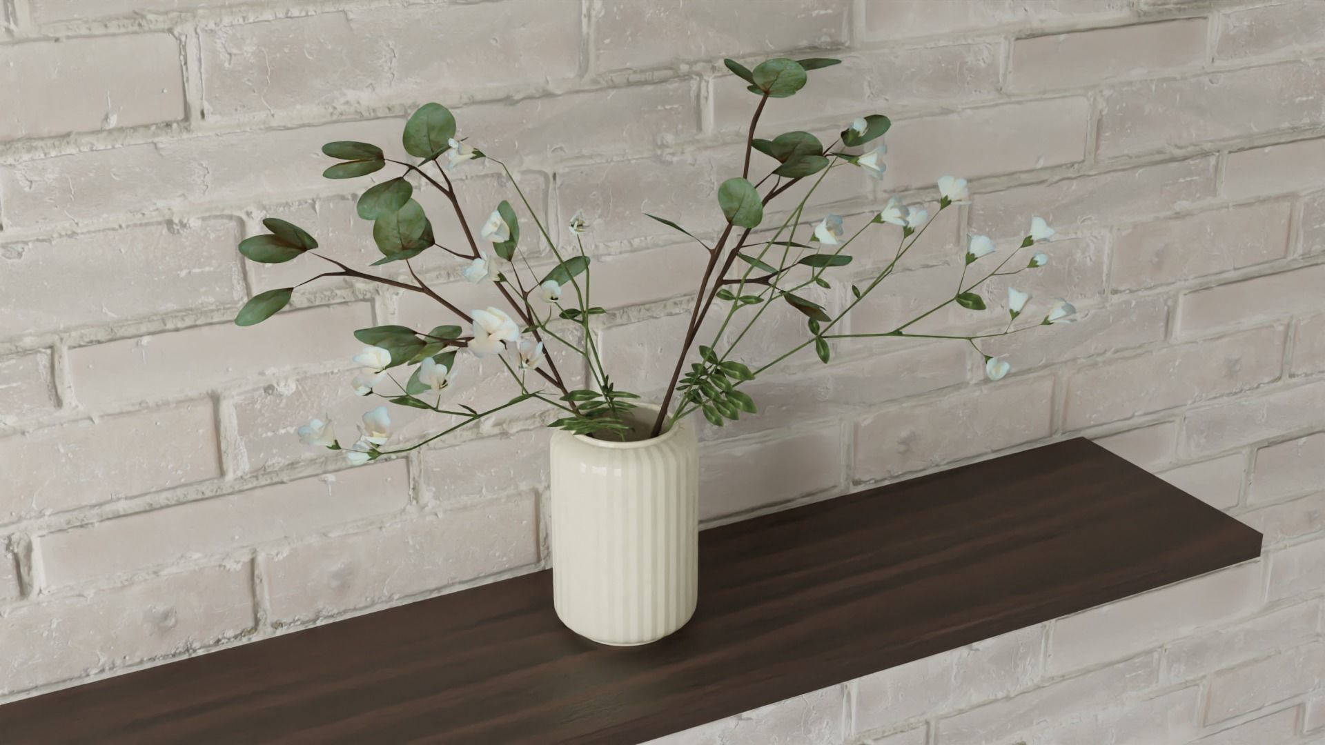 Artificial Indoor Plant 3D model_1
