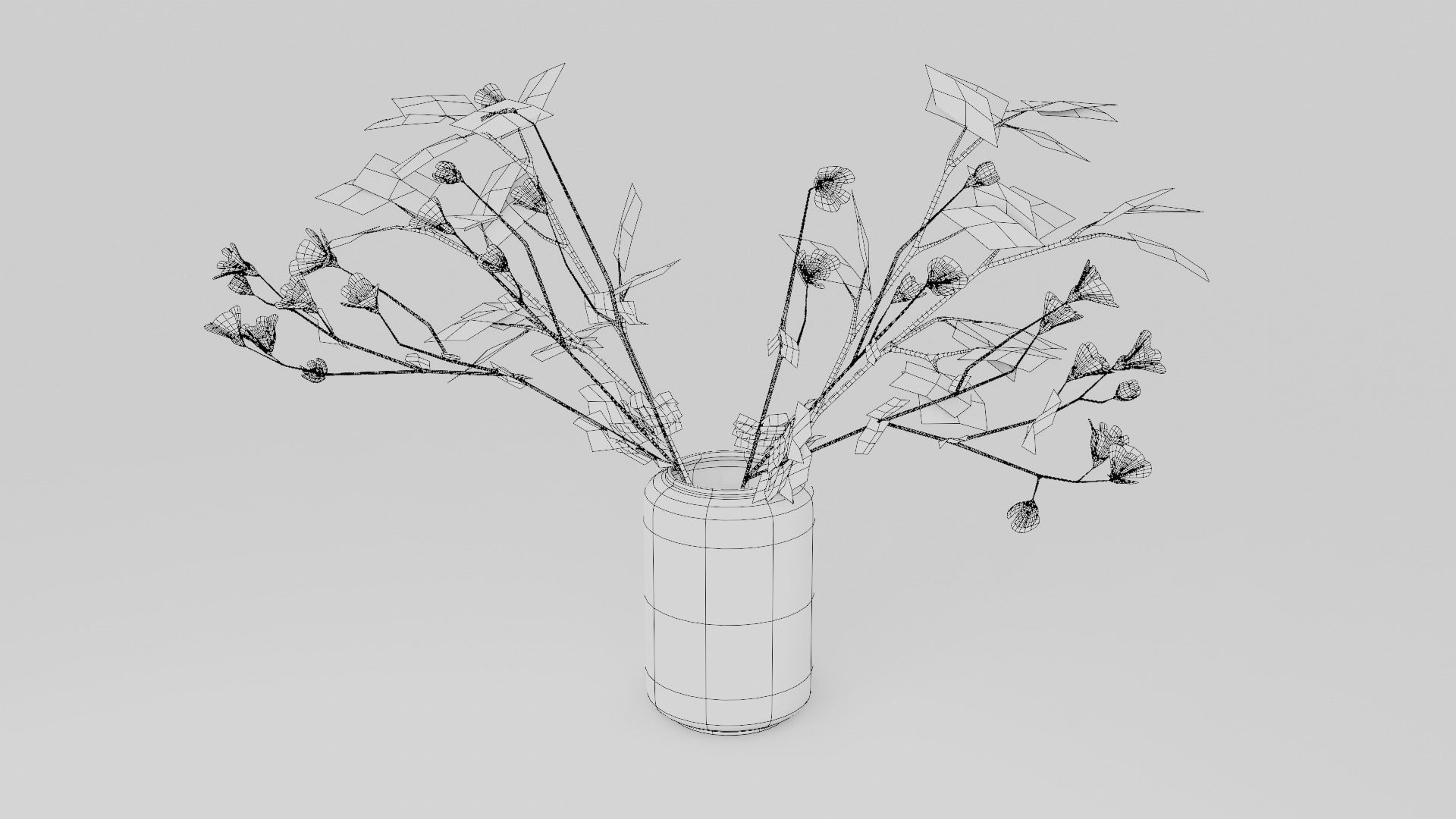 Artificial Indoor Plant 3D model_2